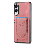 Custodia in pelle con slot carte per Samsung Galaxy A57 5G