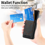 Custodia in pelle con slot carte per Samsung Galaxy A57 5G