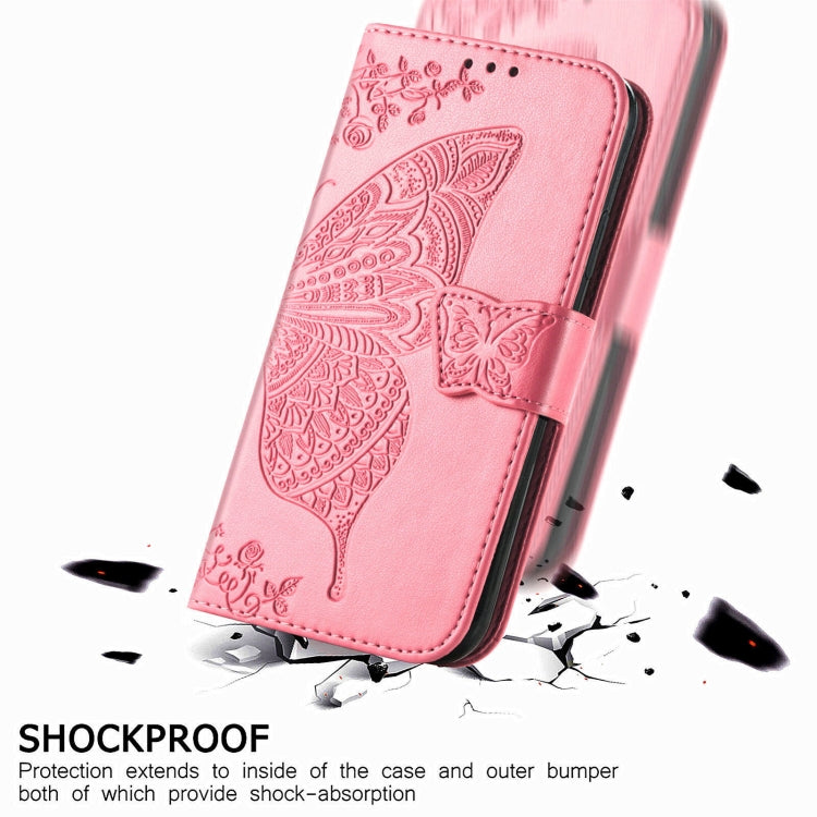 Custodia in pelle con motivo farfalla per Samsung Galaxy C55