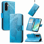 Custodia in pelle con motivo farfalla per Samsung Galaxy A57 5G