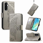 Custodia in pelle con motivo farfalla per Samsung Galaxy A57 5G