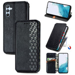 Custodia magnetica in pelle con slot per schede per Samsung Galaxy S25 5G