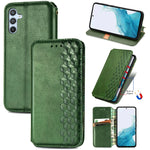 Custodia magnetica in pelle con slot per schede per Samsung Galaxy S25 5G