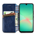 Custodia magnetica in pelle con slot per schede per Samsung Galaxy S25 5G