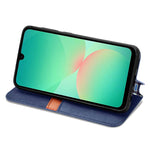Custodia magnetica in pelle con slot per schede per Samsung Galaxy S25 5G