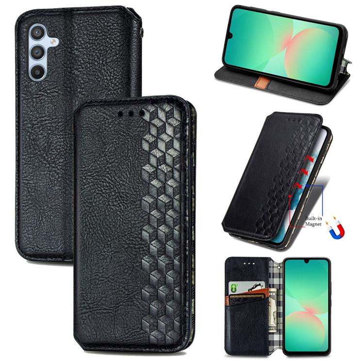 Custodia magnetica in pelle con slot per schede per Samsung Galaxy S25 5G
