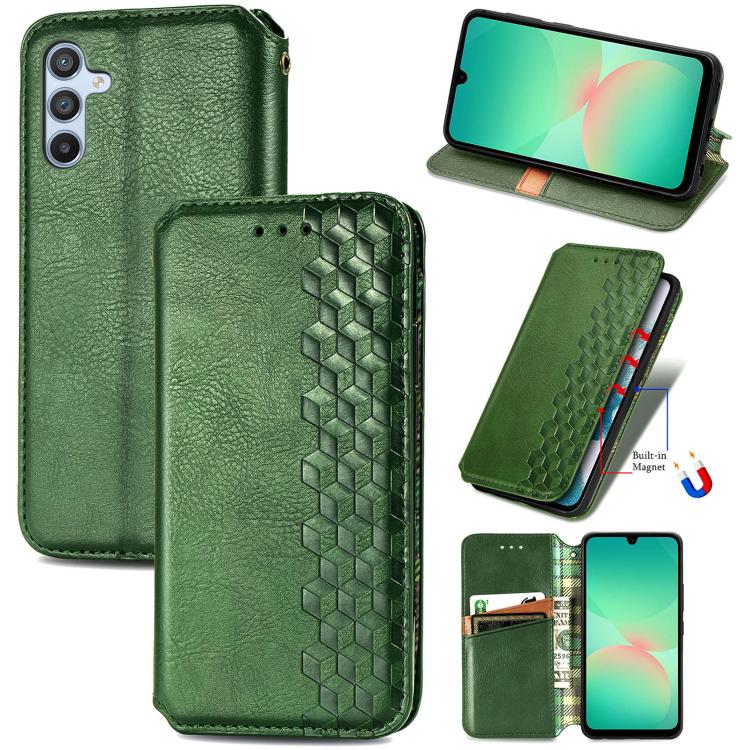 Custodia magnetica in pelle con slot per schede per Samsung Galaxy S25 5G