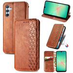 Custodia magnetica in pelle con slot per schede per Samsung Galaxy S25 5G
