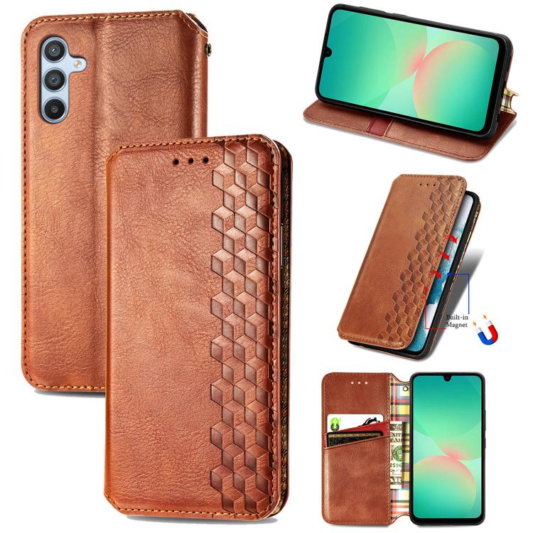 Custodia magnetica in pelle con slot per schede per Samsung Galaxy S25 5G