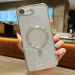 Custodia per telefono in TPU galvanico MagSafe Glitter, For iPhone 17e / 16e, For iPhone 17 Pro Max, For iPhone 17 Pro