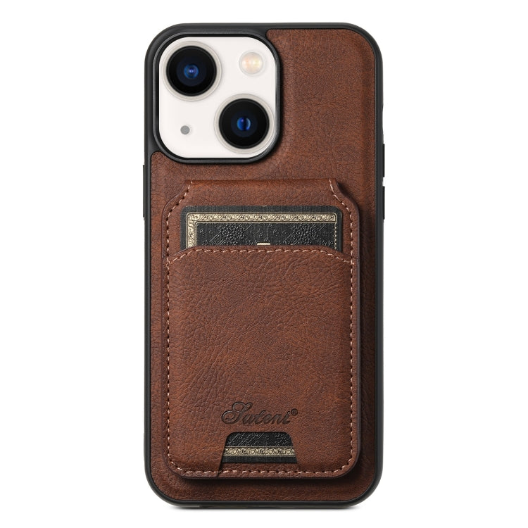 Custodia per telefono posteriore staccabile a portafoglio Suteni H16 Litchi Texture, For iPhone 13 Pro, For iPhone 13, For iPhone 12, For iPhone 12 Pro Max, For iPhone 12 Pro