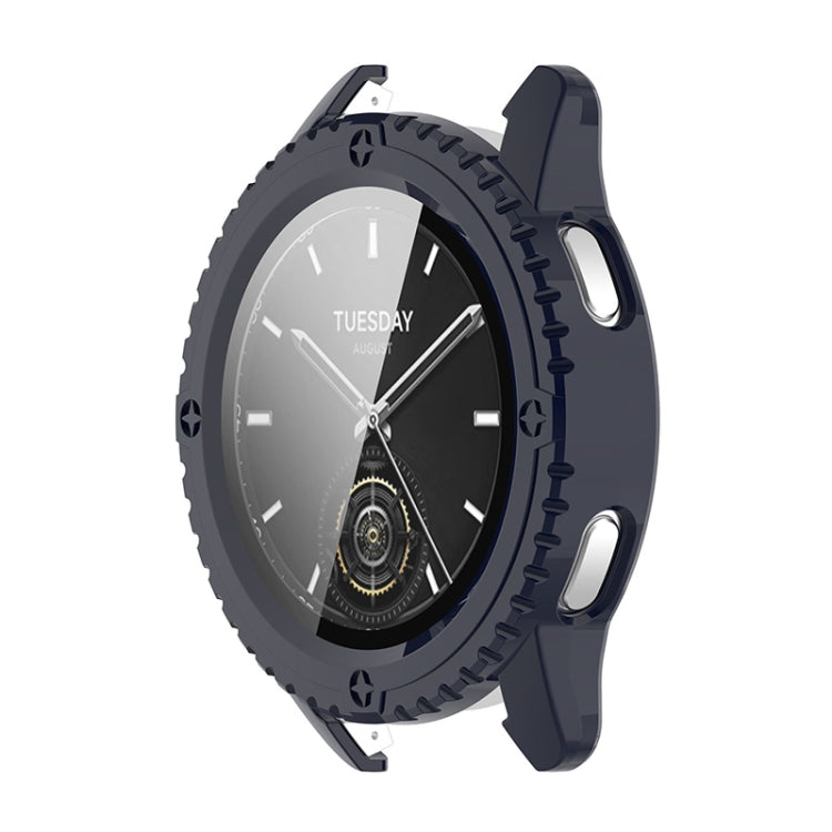 ENKAY Hat-Prince PC a copertura totale + cassa per orologio integrata con pellicola in vetro temperato, For Xiaomi Watch S3