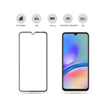 Pellicola vetro temperato 2.5D Full Glue per Samsung Galaxy A06