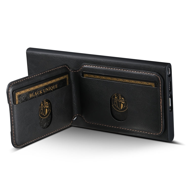 Custodia portafoglio in pelle con supporto per Samsung Galaxy S22
