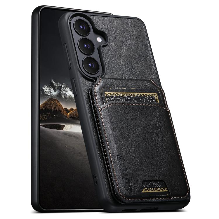 Custodia portafoglio in pelle con supporto per Samsung Galaxy S26