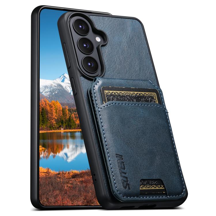 Custodia portafoglio in pelle con supporto per Samsung Galaxy S26
