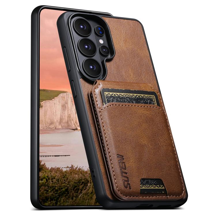 Custodia portafoglio in pelle con supporto per Samsung Galaxy S26