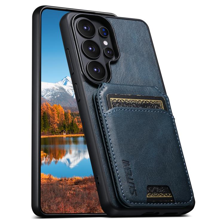 Custodia portafoglio in pelle con supporto per Samsung Galaxy S26