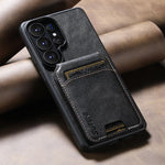 Custodia portafoglio in pelle con supporto per Samsung Galaxy S26