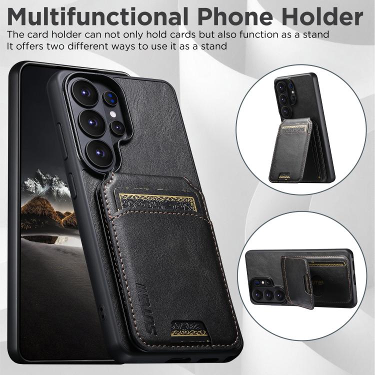 Custodia portafoglio in pelle con supporto per Samsung Galaxy S26