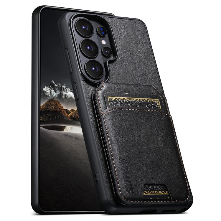 Custodia portafoglio in pelle con supporto per Samsung Galaxy S26