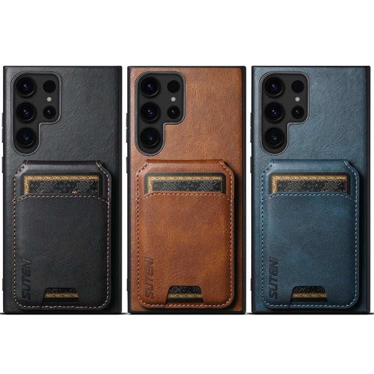 Custodia portafoglio in pelle con supporto per Samsung Galaxy S22