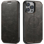 Custodia magnetica in pelle per iPhone 15-17
