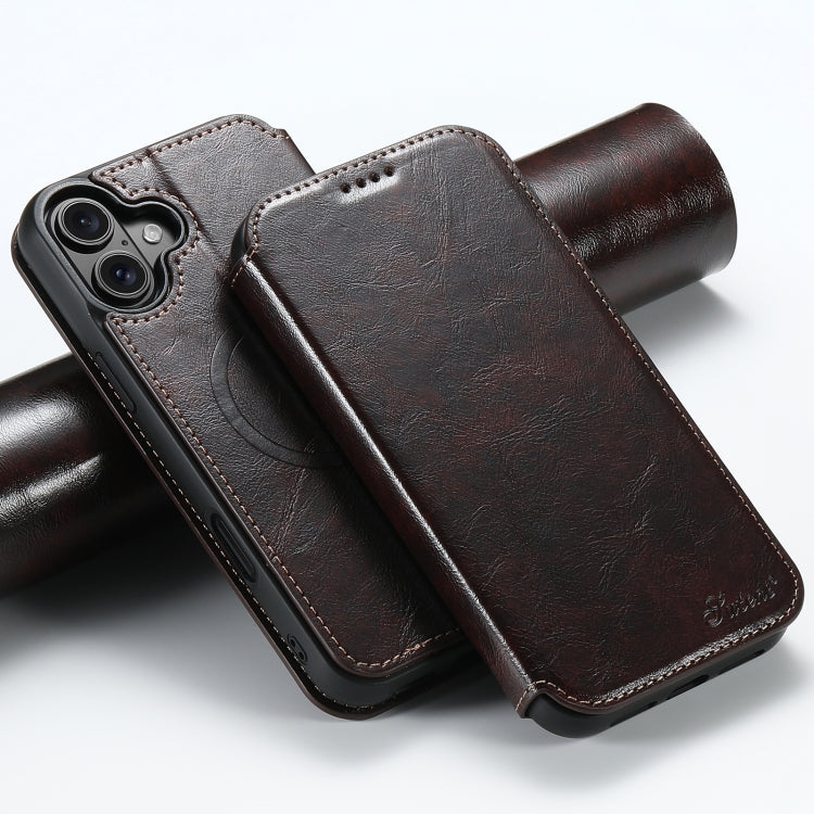 Custodia magnetica in pelle per iPhone 15-17
