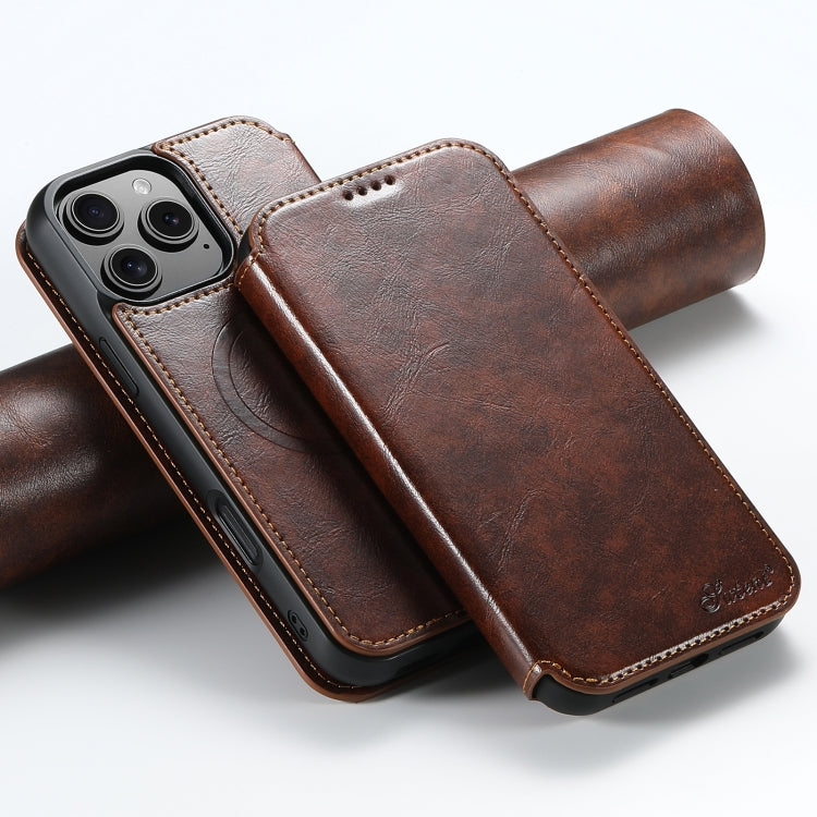 Custodia magnetica in pelle per iPhone 15-17