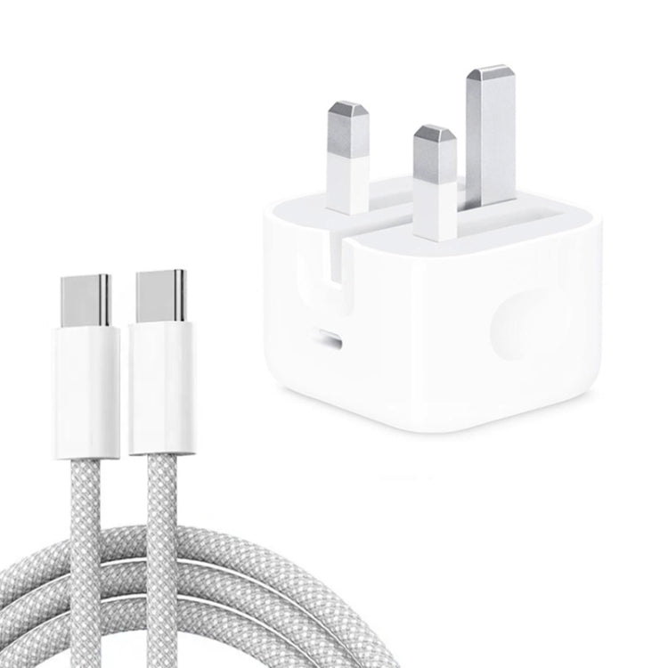 Caricatore USB-C PD 35W con cavo Type-C 1m, presa UK