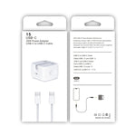 Caricatore USB-C PD 35W con cavo Type-C 1m, presa UK