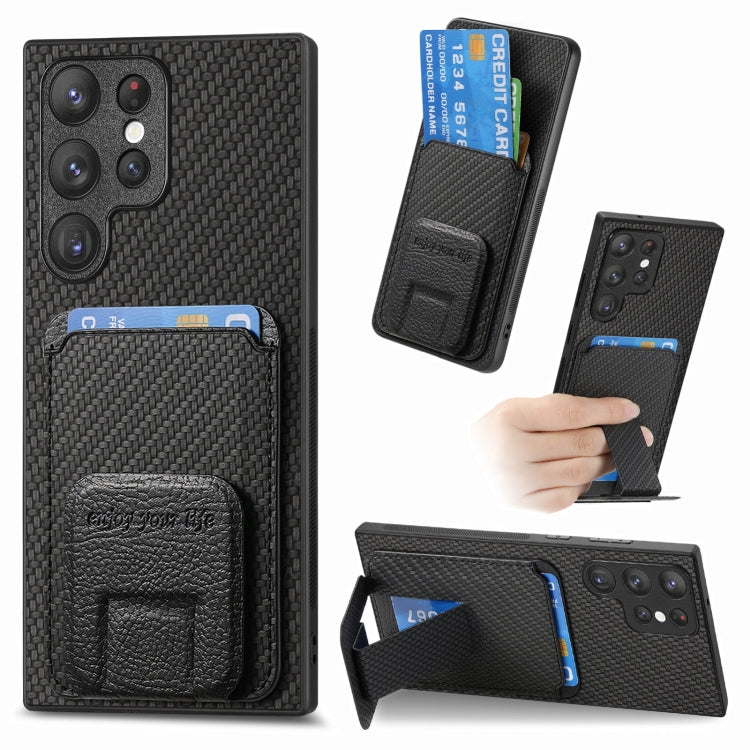Custodia portafoglio con supporto per Samsung Galaxy S24 Ultra