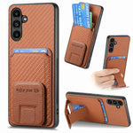 Custodia portafoglio Samsung Galaxy S23 FE 5G in fibra carbonio