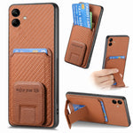 Custodia portafoglio Samsung Galaxy S23 FE 5G in fibra carbonio