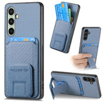 Custodia portafoglio in fibra di carbonio per Samsung Galaxy A57
