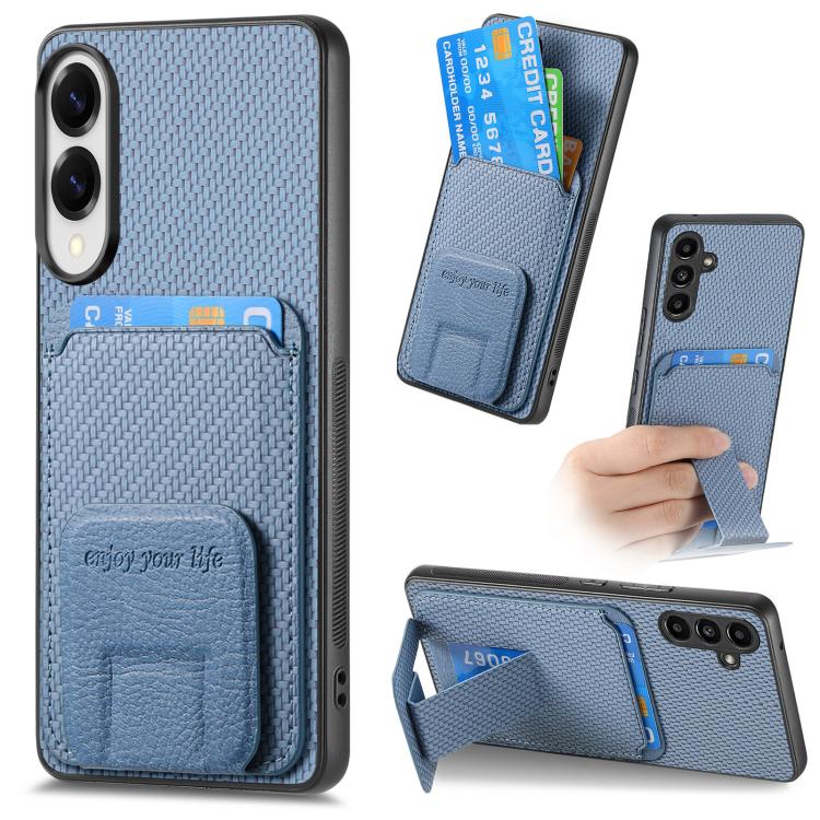 Custodia portafoglio in fibra di carbonio per Samsung Galaxy A57