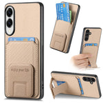 Custodia portafoglio in fibra di carbonio per Samsung Galaxy A57