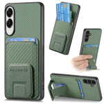 Custodia portafoglio in fibra di carbonio per Samsung Galaxy A57