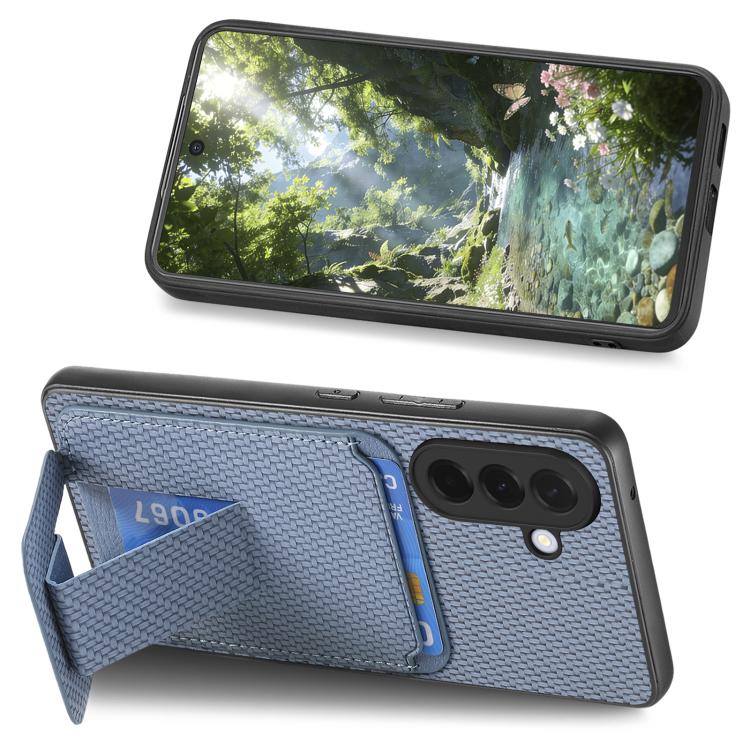 Custodia portafoglio in fibra di carbonio per Samsung Galaxy A57