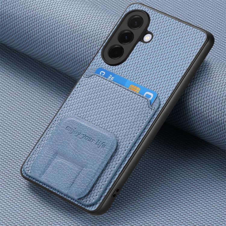 Custodia portafoglio in fibra di carbonio per Samsung Galaxy A57