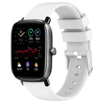 Cinturino per orologio in silicone tinta unita liscio da 20 mm, For Amazfit GTS 3, For Amazfit GTS 2 Mini