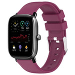Cinturino per orologio in silicone tinta unita liscio da 20 mm, For Amazfit GTS 3, For Amazfit GTS 2 Mini