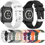 Cinturino per orologio in silicone tinta unita liscio da 20 mm, For Amazfit Bip 3, For Amazfit Bip 3 Pro