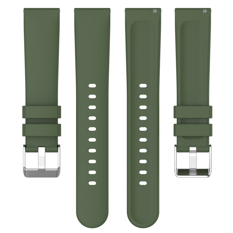 Cinturino per orologio in silicone tinta unita liscio da 20 mm, For Amazfit GTS 3, For Amazfit GTS 2 Mini