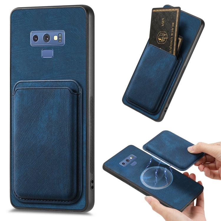 Custodia magnetica in pelle per Samsung Galaxy Note9