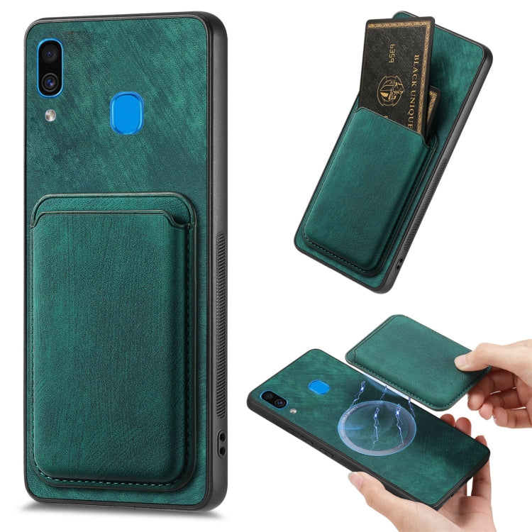Custodia magnetica in pelle con porta carte per Samsung Galaxy