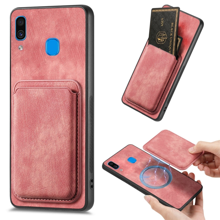 Custodia magnetica in pelle con porta carte per Samsung Galaxy
