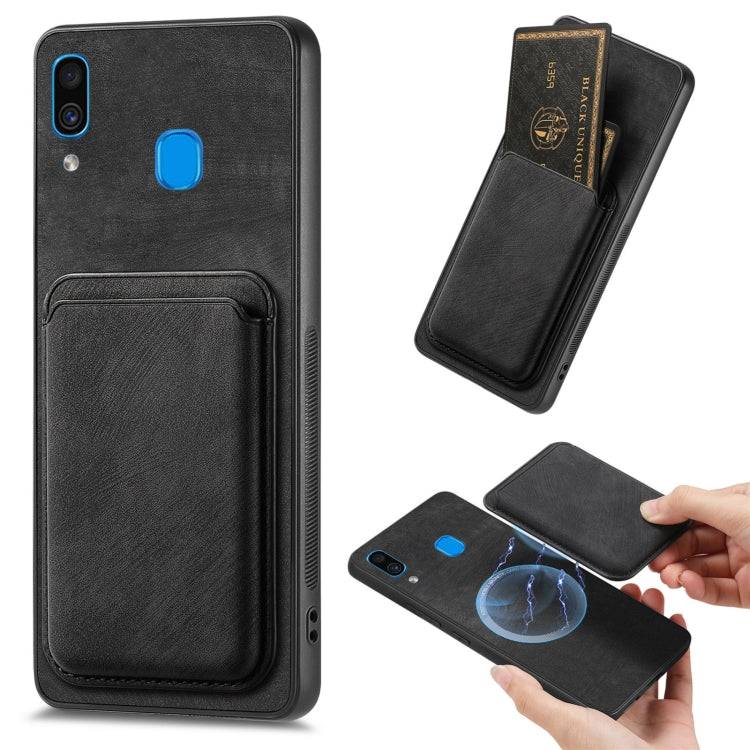 Custodia magnetica in pelle con porta carte per Samsung Galaxy