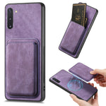 Custodia magnetica in pelle con porta carte per Samsung Galaxy