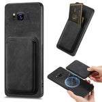 Custodia magnetica in pelle con porta carte per Samsung Galaxy